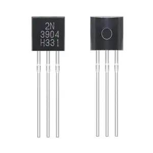 2N3904 Transistors Silicium NPN Amplificateur à usage général Transistor TO-92 60V 200mA