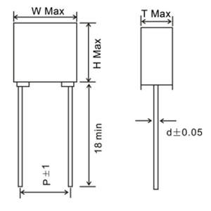 ตัวเก็บประจุโพลีเอสเตอร์ 2a104j 100v 0.1uf <span class=keywords><strong>100nf</strong></span> ตัวเก็บประจุแบบกล่องสีเหลือง 0.1uf ตัวเก็บประจุฟิล์มแบบกล่อง 0.1uf 100v - Product Image 6