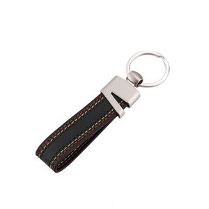 Personalized Laser Engraving logo Sublimation Blank Faux Leather <b>Key</b> Chain Holder <b>Ring</b> <b>Custom</b> Luxury Car Pu Leather Keychain - Product Image 2