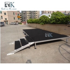 Plataforma de escenario al aire libre con marco de aluminio para exhibiciones Escenario firme estable - Product Image 1