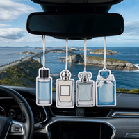 Désodorisant longue durée en papier de coton éliminant les odeurs pour voiture, avec sachet à évaporation naturelle pour l'intérieur de l'auto et les placards