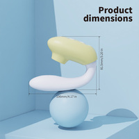 Großhandel Dual-Stimulations-Vibrator mit Zweifarbigem Design, Körperfreundliches Silikon, Geräuscharm, G-Punkt & Klitoris-Stimulator für Frauen