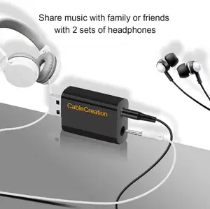 Cablecreatie Usb Audio Adapter Liefhebbers Externe Usb Stereo Geluidskaarten