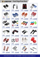 Repose-pieds avant en caoutchouc de haute qualité pour système de modification de carrosserie WY125 Pro-taper, pièces de moto en gros