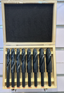 APEX Manufacturing HSS black oxide Reduced Shank Twist <b>Drill</b> Bit set for Stainless Steel metal - Product Image 4