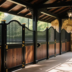 排水が付いているステンレス鋼の馬の安定した箱-ぬれたタックのための容易なクリーニング - Product Image 1