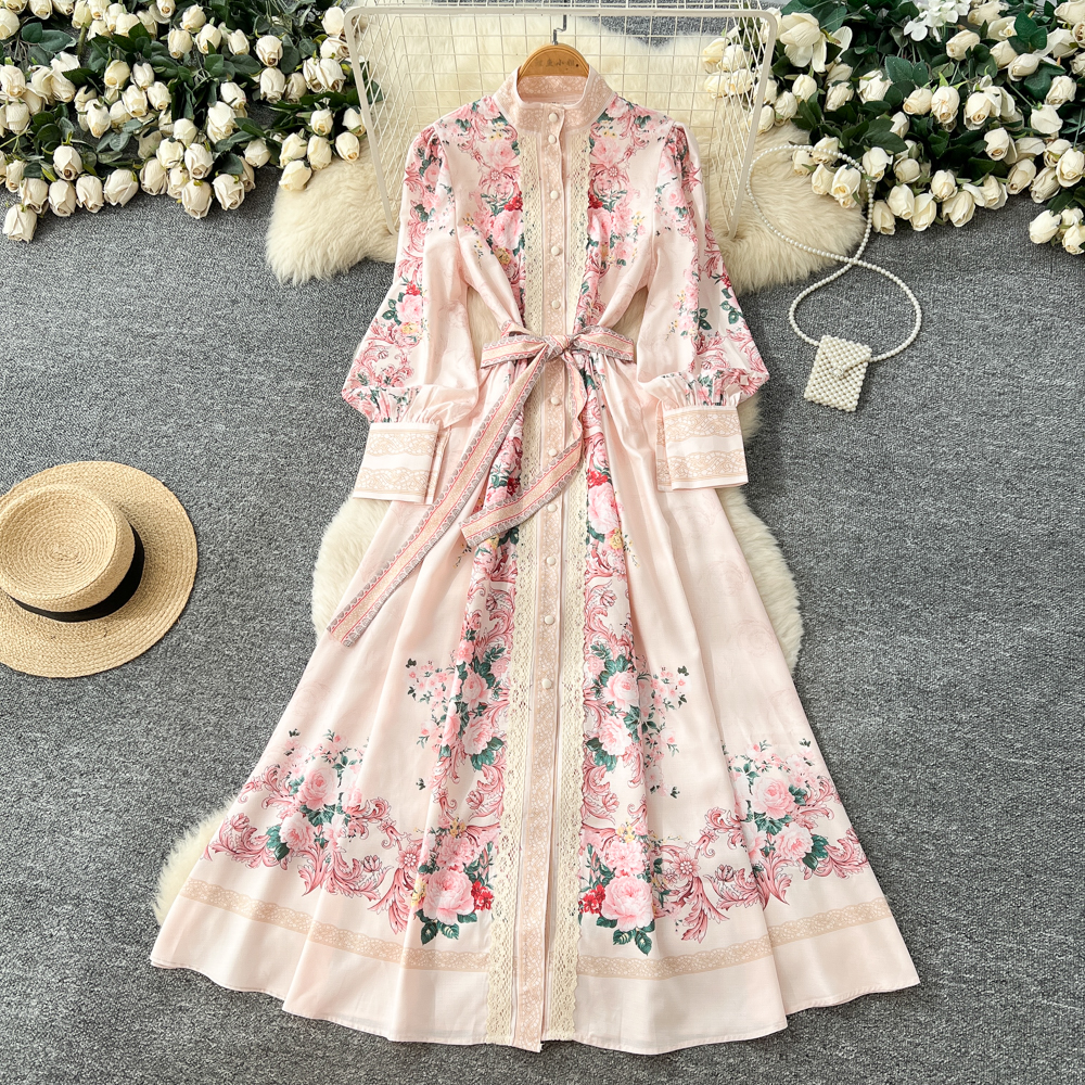 casual fall maxi dresses Floral Maxi Dress, Fall Brown Autumn Long Flowers Spaghetti Straps Women Sleeveless Casual Cute Designer Elegant Plus Size Cocktail Designer 5XL /