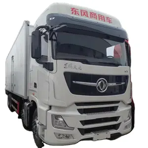 Camión refrigerado de buena calidad y duradero Dongfeng KX 560HP de 9,6 M de longitud LHD camión refrigerado con cadena de frío camiones nuevos usados
