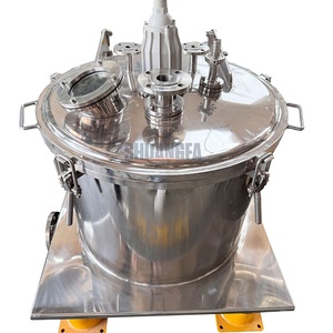 Pequeno aço inoxidável manual Top descarga cesta centrífuga separador para uso laboratorial - Product Image 3