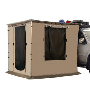 Auvent de véhicule 6,5' x 8,2' en tissu Oxford 420D Rip-Stop, cabine de change latérale, tente latérale pour SUV, installation facile - Product Image 1