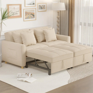 Sofá <span class=keywords><strong>cama</strong></span> plegable de dos asientos de estilo simple europeo, sofá <span class=keywords><strong>cama</strong></span> <span class=keywords><strong>barato</strong></span> de tamaño pequeño gris oscuro con funda para sala de estar para relajarse - Product Image 4