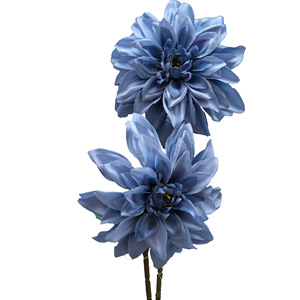 Fleurs artificielles Secret Garden bleu violet, roses, lys et hortensias en plastique imprimé 3D, décorations de mariage - Product Image 5