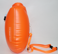 Bouée de bain en eau libre de flotteur de remorquage de sac sec imperméable gonflable pour l'entraînement sûr de natation