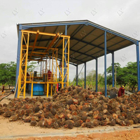1 T/h 2 T/h 3 T/h Turn-Key Project Kleinschalige Cpo Palm Fruit Olie Persmachine Palmolie Productie Verwerkingsfabriek