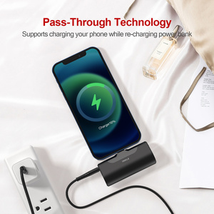 Tốt Nhất Người Bán 2025 Độc Đáo Mini Ngân Hàng Điện 4500MAh Nhanh Chóng Sạc Son Môi Kích Thước Điện Thoại Sạc Di Động Cho Điện Thoại Ngoài Trời Thiết Kế Hộp - Product Image 4