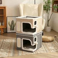 Lit pour chat pliable, écologique, en éponge, confortable, à double usage, toutes saisons, pour balcon, maison pour animaux de compagnie