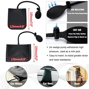 أداة نفخ لنافذة السيارة, أداة نفخ لنافذة السيارة وفتحة مفتاح السيارة ، أداة نفخ لنافذة السيارة ، لا تحتوي على إسفين هوائي ، ومزودة بحامل طويل المدى لتخزين السيارات والشاحنات - Product Image 5