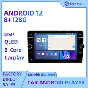 Hệ Thống Wifi Gps Màn Hình Cảm Ứng Oled 8 + 128G Đa Phương Tiện Cho Xe Hơi 2 Din Thông Dụng Đài Phát Thanh Xe Hơi <span class=keywords><strong>Android</strong></span> - Product Image 2