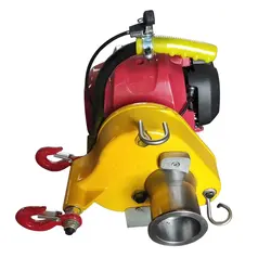 Penggunaan luar ruangan ringan 700KG portabel kecil mesin bensin bensin digerakkan Capstan Windlass tali kawat <span class=keywords><strong>Winch</strong></span> - Product Image 4