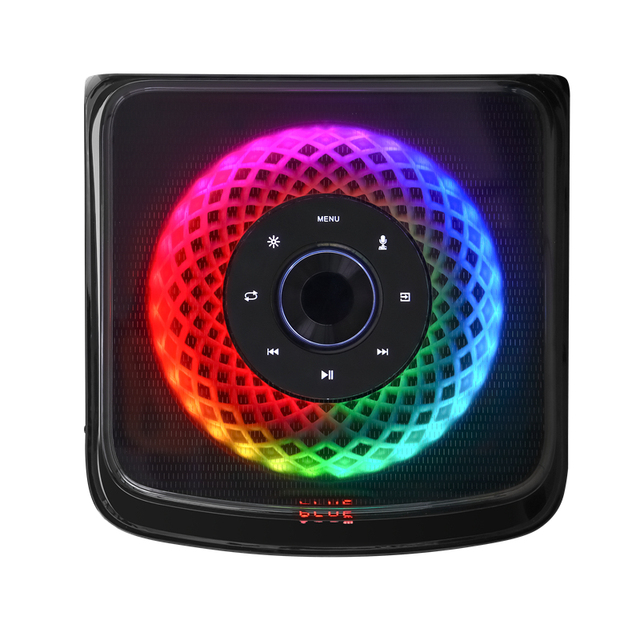Transparent design 10inch woofer 2-way 180w high power outdoor boombox speaker vibration mobile portable speaker