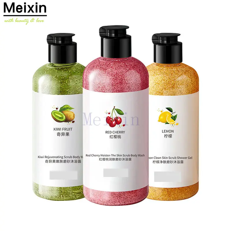 Meixin Gel douche de luxe pour femmes, divers parfums, lavage corporel fait à la main