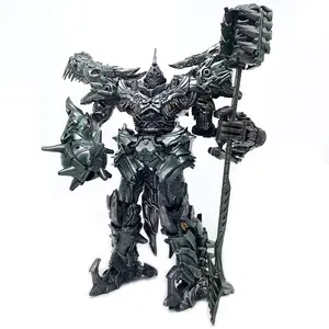 Morphing Toy Dinosaur Steel Cable Battle Damage Edition Movie Alloy Enlarged Version Robot Overlord