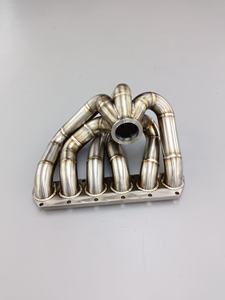 Nouvel arrivage <span class=keywords><strong>Hetu</strong></span> : Collecteur d'échappement turbo compatible VW Golf MK4 R32 (disponible avec bouclier thermique) - Product Image 5