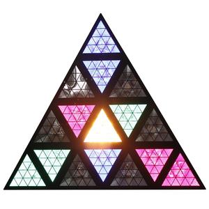 ไฟพาร์ LED 350W ไฟเอฟเฟกต์สำหรับเวที DJ ดีไซน์แบบ LED ไฟแมทริกซ์สามเหลี่ยมสำหรับไนท์คลับ - Product Image 3