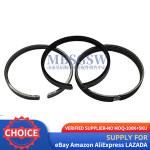 Segments de piston 23040-2G510 pour moteurs Hyundai Kia, design à surface alvéolée, taille standard - Product Image 4