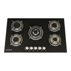 Gran Venta de proveedor dorado Estufa de <span class=keywords><strong>gas</strong></span> Válvula magnética <span class=keywords><strong>Placa</strong></span> de <span class=keywords><strong>gas</strong></span> Mesa de vidrio templado <span class=keywords><strong>Cocina</strong></span> de <span class=keywords><strong>gas</strong></span> de <span class=keywords><strong>5</strong></span> quemadores - Product Image 1
