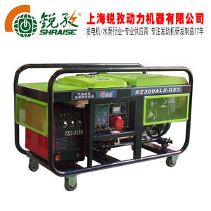 Générateur-soudeuse à essence Raise G Power 10GF-LEW 10KW monophasé triphasé avec écran LED pour usage en construction - Product Image 3