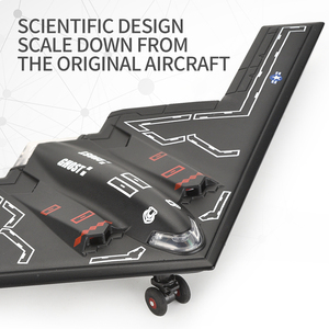 B-2 de la fuerza aérea americana, bombardero Stealth, Jet fundido a presión, juguete de Metal, modelo de avión de aire - Product Image 5