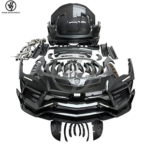 ชุดแต่ง MSY Style Dry Carbon Gen III ลายทวิลเงา สำหรับ URUS ประกอบด้วย ฝากระโปรงหน้า สปอยเลอร์ ฝาครอบกระจกมองข้าง และกันชน - Product Image 1