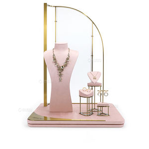 Buste en métal Présentoir à bijoux Présentoir à bijoux en métal Présentoir à bijoux Anneau Boucles d'oreilles Collier Accessoires d'affichage - Product Image 6
