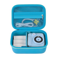 EVA fermeture éclair câble de données numérique organisateur étui étanche disque dur antichoc caméra jeu Console sac de rangement
