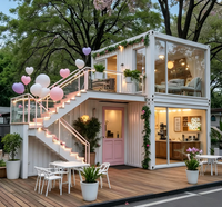 Maison miniature à 2 chambres, maison préfabriquée mobile, capsule spatiale, maison alimentée à l'énergie solaire, écologique, produit tendance 2026