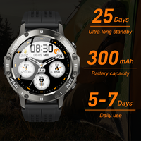 Montre connectée sport S81 à succès, écran rond 1,39 pouces, appels Bluetooth, étanche IP68, moniteur de fréquence cardiaque, lampe torche pour hommes et femmes en extérieur