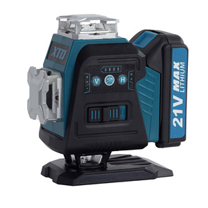 XTD 21V Max Cordless Drill And Laser Level Combo Kit With Lithium Battery And Case For DIY And Renovation - Product Image 3