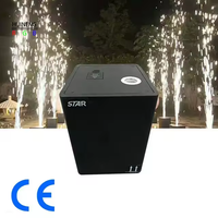 Effets de scène 600w disco scène spéciale sparkler machine avec flight case dmx sparkuler machine pour mariage