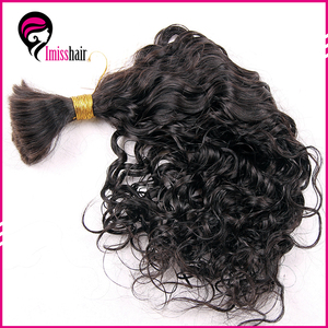 Meilleure vente de cheveux humains en vrac pour tressage couleur naturelle cheveux brésiliens bouclés lâches cuticules alignées cheveux bruts sans trame - Product Image 3