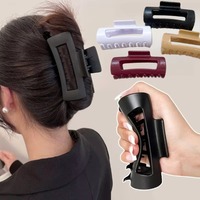 Pinces à cheveux tendance en silicone souple, clips requin flexibles anti-choc, protection pour la tête, accessoires non fragiles pour femmes