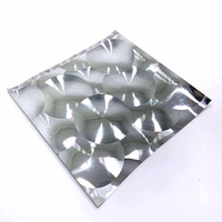 Rouleau de film laser haute sécurité auto-adhésif, personnalisé, laminé thermiquement, en BOPP souple, holographique transparent/argenté, résistant à l'humidité