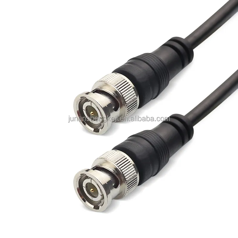 0,5 м/1.6Ft BNC Удлинительный кабель со штыревыми соединителями на обоих концах для подключения к коаксиальный кабель провод шнур питания кабель Разъем для видео CCTV камеры безопасности