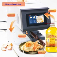 Machine à frire les œufs et à faire des omelettes électrique intelligente en acier inoxydable SEMIKON, commerciale, automatique, multifonctionnelle, facile à installer et à nettoyer