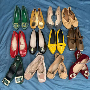 Sandales plates d'été pour femmes de haute qualité Chaussures pour dames d'occasion bon marché en vrac - Product Image 6