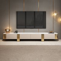 Nouveau Design Meubles de Salon Meuble TV Moderne Table Basse en Bois et Meuble Télévision en MDF