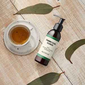 Label โฟมล้างหน้าเกาหลี,ที่ทำความสะอาดผิวหน้าโฟมชาเขียวออร์แกนิคล้างทำความสะอาดได้ - Product Image 3