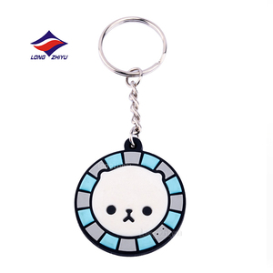 Longzhiyu 20 anni di esperienza Custom Soft PVC 2D portachiavi con Logo in gomma OEM Cartoon portachiavi per Souvenir e regalo di Marketing - Product Image 6