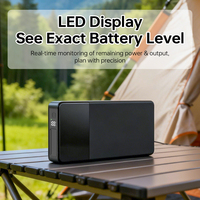Banque d'alimentation à charge rapide PD 65W 100000mAh Chargeur portable pour ordinateur portable Batterie externe avec écran LED pour ordinateur portable tablette
