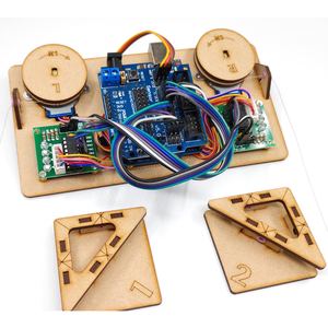 Robot de dessin mural avec moteur traceur de câble pour projet <span class=keywords><strong>Arduino</strong></span>, moteur pas à pas à graphique polaire, kit de bricolage programmable pour jouet - Product Image 2